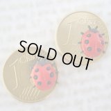 幸せのラッキーコイン☆てんとう虫　2個セット