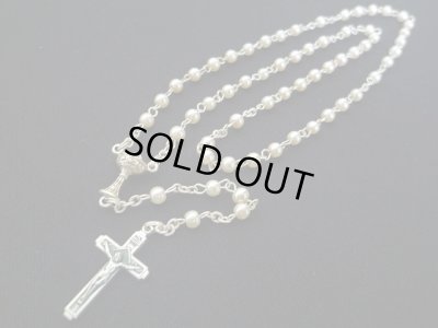 画像2: 【限定】聖なる十字架 愛の祈りロザリオ ケース付き pearl（お祈り用）