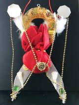 最強の病除け！魔除けのエラドゥーラ(馬蹄)クロスナイフY　壁掛け
