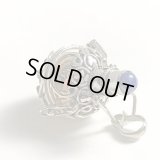 ガムランボール鳥かごタイプ☆ラピスラズリ　9月の誕生石（最高の幸運を呼び寄せるといわれるお守り）