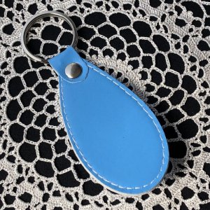 画像4: 【値下げ】魔除けのお守り★ナザールボンジュウ★レザーキーリング【スカイ】