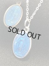 奇跡のメダイネックレス Both sides blue