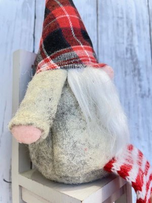 画像8: 幸せをもたらす家の守り神★小さな妖精トムテ お座り人形 足ブラ大