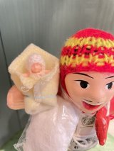 エケコ人形用小物　赤ちゃんが欲しい?おくるみ　フェルトY【小物のみの価格】