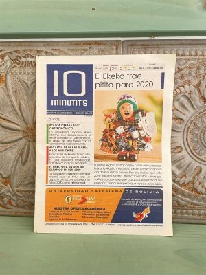 画像2: 【期間限定値下げ中！】ミニチュアNewspaper 10minutit's＜情報通・先見の眼を養える・仕事運アップ＞【エケコ人形・小物のみ1通の価格】