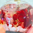 画像10: 奇跡的な出会いと金運！ 天然石＆金箔入り  ハーバリウム赤林檎