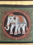 画像2: 神様の化身 白い象 タイ・シルクアート (2)