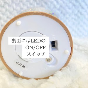 画像4: LEDライト付き！スノードーム ウッド