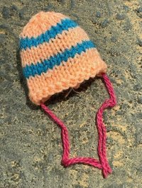 エケコ人形用小物 ニット帽（Lサイズ［約18〜20センチ］用）24B