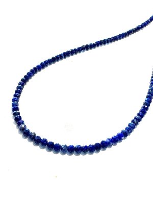 画像2: 最高の幸運を呼ぶ聖なる石！ラピスラズリ・ネックレス~Silver925~3mm50cm