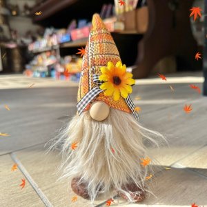 画像1: お金のありかを教えてくれる！宝物の守護者 伝説の妖精gnome（ノーム）オータムお座りおひげ