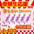 画像1: 【お得!5ヶSet】合格祈願！落ちない！唐辛子ストラップ紫 (1)