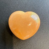 日常的に愛を感じる穏やかな心を保つ♥ピーチアベンチュリン　ハートお守り石