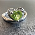 画像2: 未来を明るく照らし、夢を叶える！Heartペリドット リング Silver925