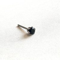 マイナスをプラスへ導く★ブラックオニキス　men's ピアス