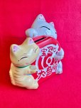 画像4: 大当たり！！お金招き猫 宝くじ入れ　天然石付き💍