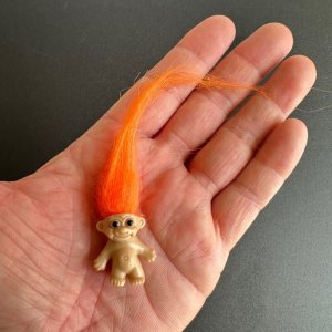 画像2: 色別☆願いを叶える北欧の妖精トロール人形 オレンジ●家族運・絆