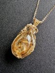 画像2: 金運とチャンスが 光が差し込む様に入って来る！ゴールデン・ルチル&ルチルクォーツ O型ネックレス〜世界に一つだけのスピリチュアルジュエリー〜