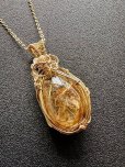 画像3: 金運とチャンスが 光が差し込む様に入って来る！ゴールデン・ルチル&ルチルクォーツ O型ネックレス〜世界に一つだけのスピリチュアルジュエリー〜