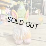 お金のありかを教えてくれる！宝物の守護者 伝説の妖精gnome（ノーム）ラビット パステルグリーン