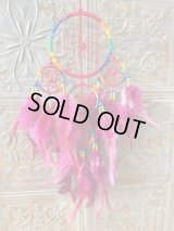 悪いものを消滅させ夢を掴む！ドリームキャッチャーカラフルRed