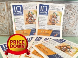 画像1: 【期間限定値下げ中！】ミニチュアNewspaper 10minutit's＜情報通・先見の眼を養える・仕事運アップ＞【エケコ人形・小物のみ1通の価格】