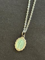 【限定】奇跡の碧い小さなメダイネックレス