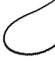 画像5: ２mm玉／芸能人御用達♪身体エネルギーを活性化！魔除けにも ブラックスピネルネックレスS 40cm+5cm (5)