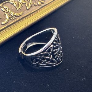 画像6: 運気を動かす伝統ケルトノット。進むべき道を示す★ヴァイキングコンパスリング Silver925 聖なるルーン文字〜Vegvisir〜