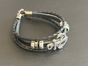 画像3: 人生の荒波に流されない！人との絆を繋ぎ留め離さない！錨（いかり）三連ブレスレットA　アンティークシルバー