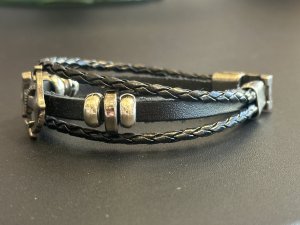 画像5: 人生の荒波に流されない！人との絆を繋ぎ留め離さない！錨（いかり）三連ブレスレットA　アンティークシルバー