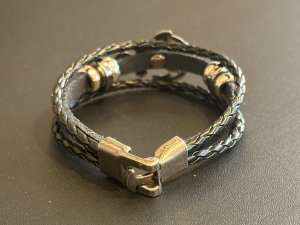 画像7: 人生の荒波に流されない！人との絆を繋ぎ留め離さない！錨（いかり）三連ブレスレットA　アンティークシルバー