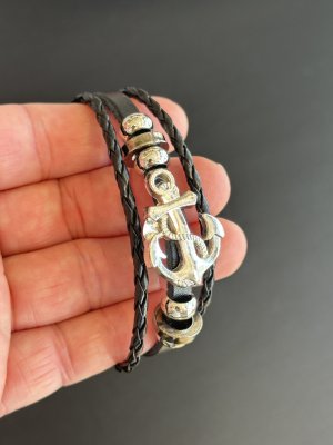 画像4: 人生の荒波に流されない！人との絆を繋ぎ留め離さない！錨（いかり）三連ブレスレットB　シルバーカラー