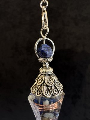 画像5: 気の変換機オルゴナイトinペンデュラム  悩み事の答えを導き出す！幸運を呼ぶ聖なる石ラピスラズリ