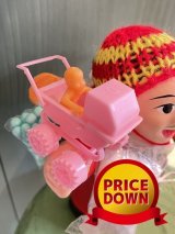 【期間限定値下げ中！】すくすく育て！赤ちゃん?ベビーカーP【エケコ人形用・小物のみの価格】