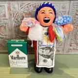 【レッド】『ペルー産！』エケコ（エケッコー）人形 Lサイズ（約19センチ）
