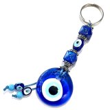 魔除けのお守り★ナザールボンジュウキーホルダー?MODERN BLUE