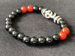 画像5: 自分らしく生きながら願望を成就させる！蓮花天珠ブレスレット　オニキス＆瑪瑙