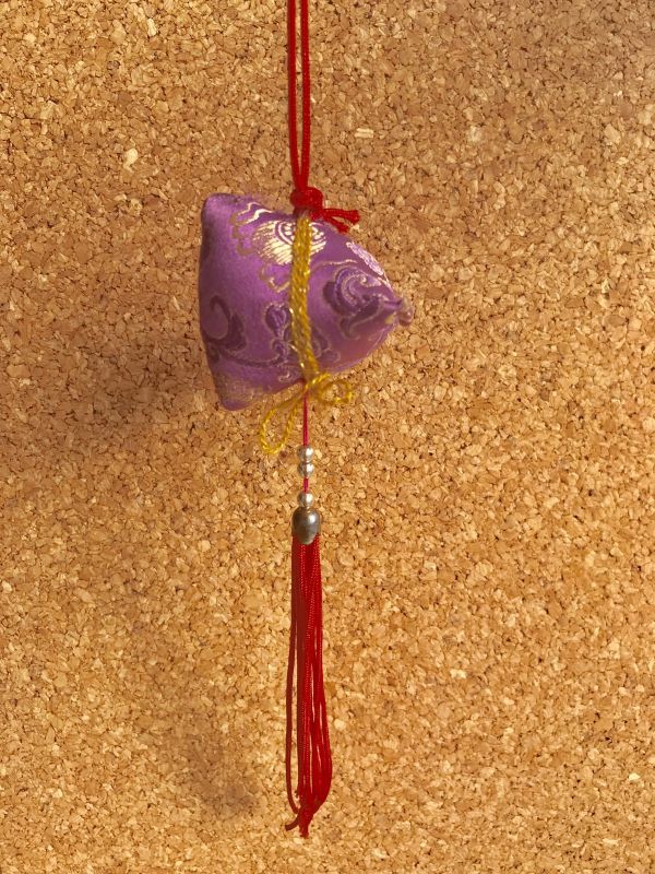 画像3: 台湾流！健康祈願・厄除けの香包(シャンバオ)お守り　大きめ紫