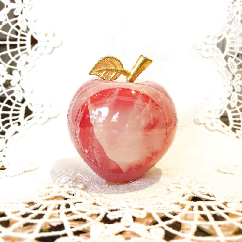 画像1: 愛と喜びを運ぶ　オニキスりんご桃色