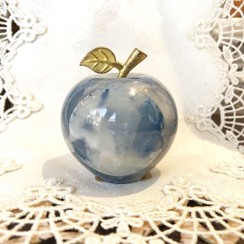 画像1: 愛と喜びを運ぶ　オニキスりんご青色