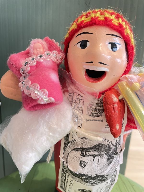 画像2: エケコ人形用小物　赤ちゃんが欲しい❤おくるみ　フェルトDP【小物のみの価格】