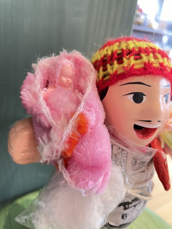 画像3: エケコ人形用小物　赤ちゃんが欲しい❤おくるみ　ふわふわフェルト【小物のみの価格】