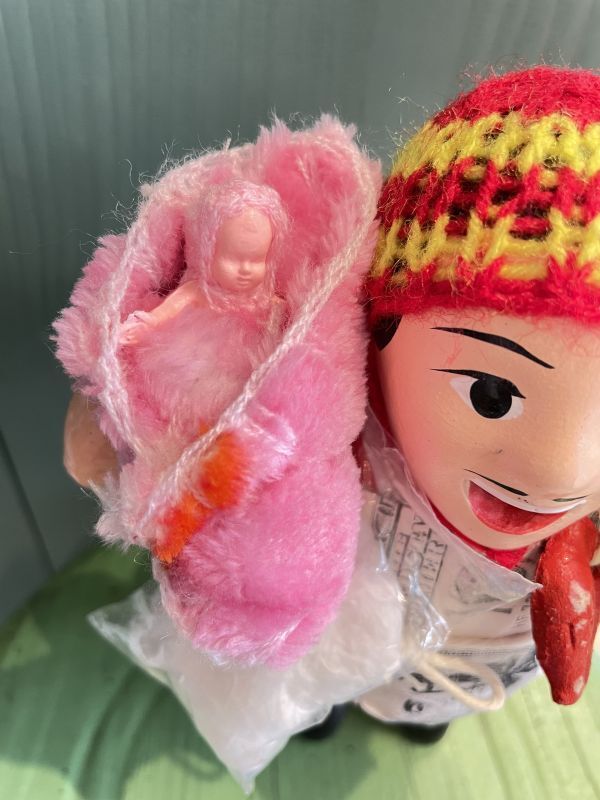 画像2: エケコ人形用小物　赤ちゃんが欲しい❤おくるみ　ふわふわフェルト【小物のみの価格】