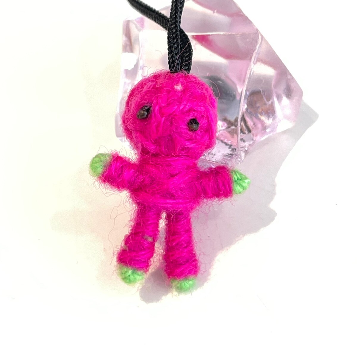 画像1: ハッピードール（ブドゥー人形）ミクロ☆お靴さん／ピンク