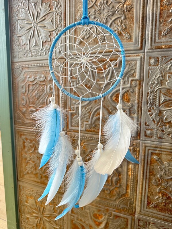 悪いものを消滅させ夢を掴む！ドリームキャッチャーL  パステルブルー