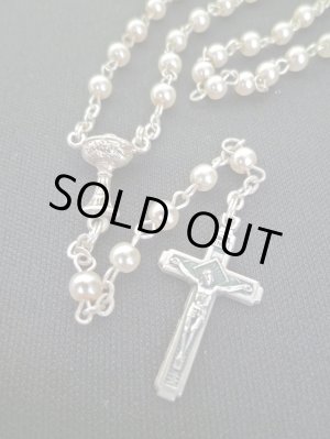 画像: 【限定】聖なる十字架 愛の祈りロザリオ ケース付き pearl（お祈り用）