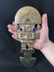 画像10: BIG!　大強運と大金運に恵まれるパワーが秘められた　ペルーの聖なる黄金の大きなナイフ★トゥミ　B (10)