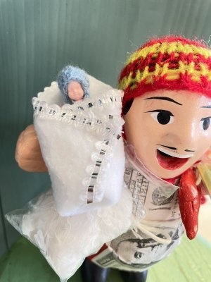 画像: エケコ人形用小物　赤ちゃんが欲しい❤おくるみ　フェルトW【小物のみの価格】