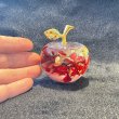 画像16: 奇跡的な出会いと金運！ 天然石＆金箔入り  ハーバリウム赤林檎 (16)
